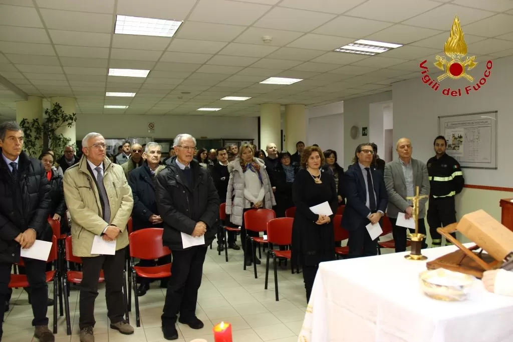 vigili del fuoco Avellino Natale