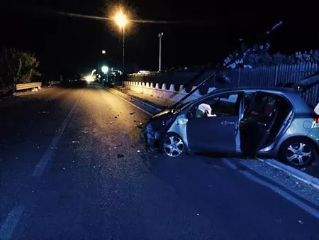 Incidente, notte, San Giuseppe Vesuviano