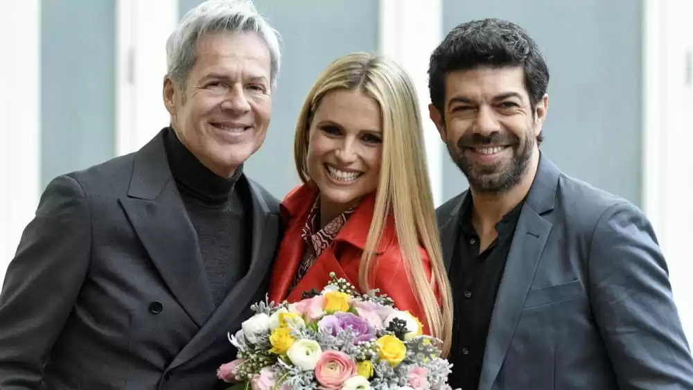 sanremo 2018 piefrancesco favino claudio baglioni michelle hunziker