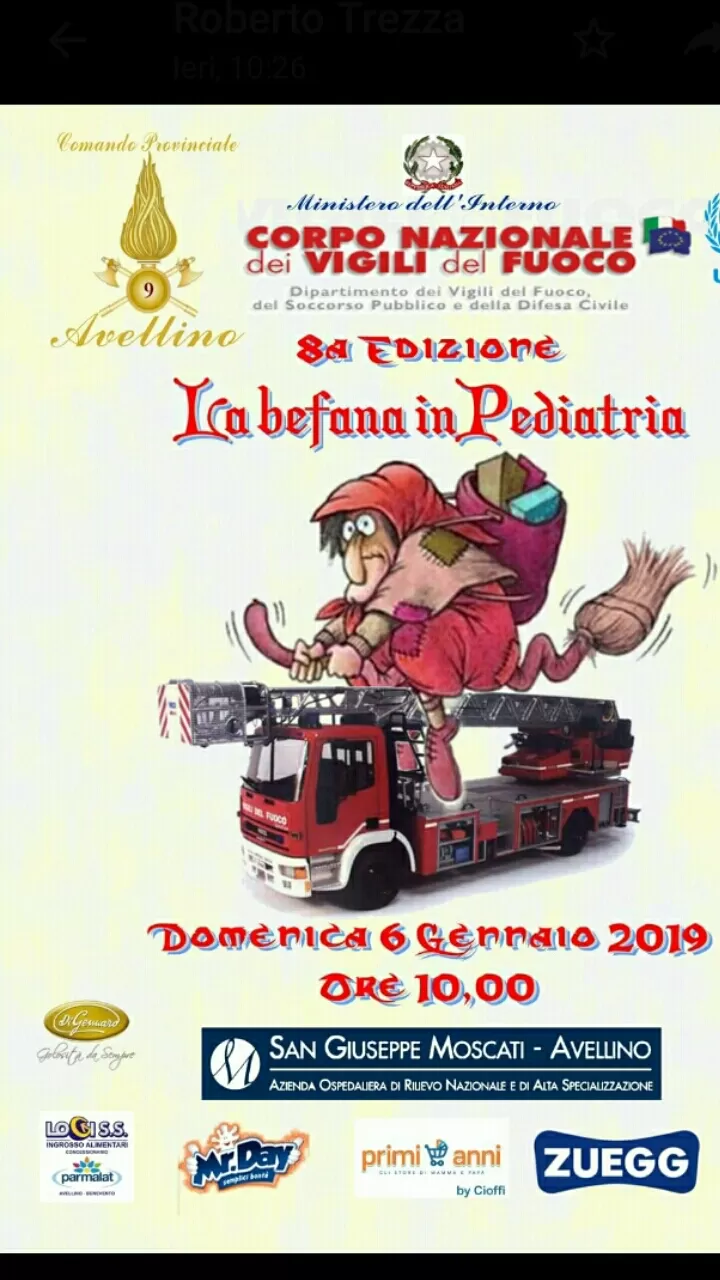 Befana in pediatria