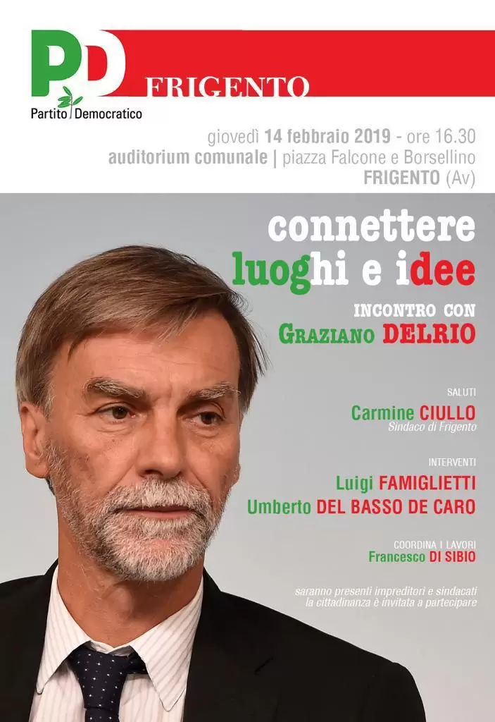 Incontro con l'ex Ministro delle Infrastrutture e Trasporti