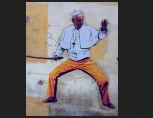 papa-francesco-murale-kill-bill