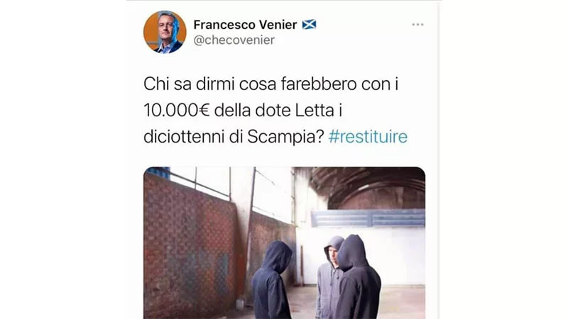 francesco-venier-giovani-scampia-frase-polemiche