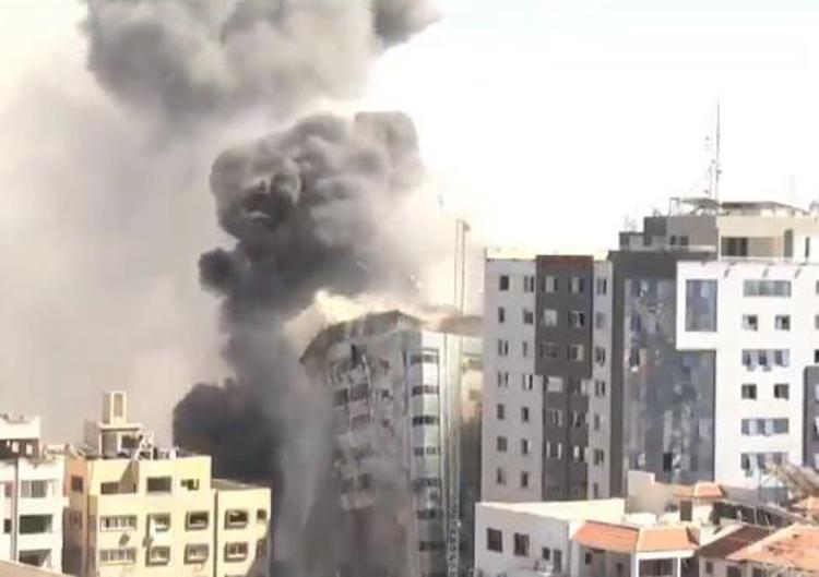 gaza-israele-colpito-grattacielo-al-jazeera
