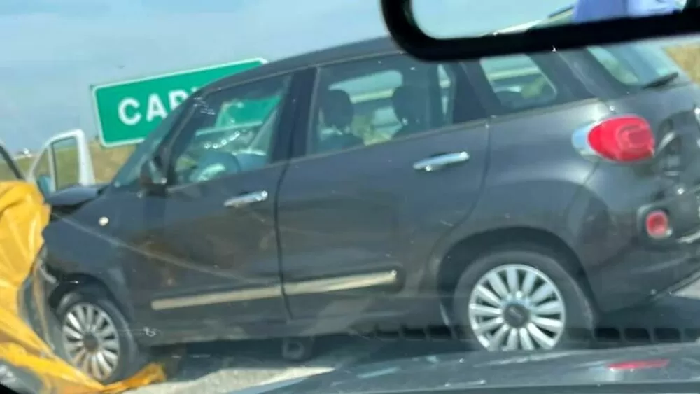 incidente oggi capua autostrada traffico