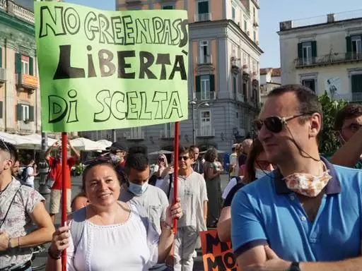 green pass napoli proteste