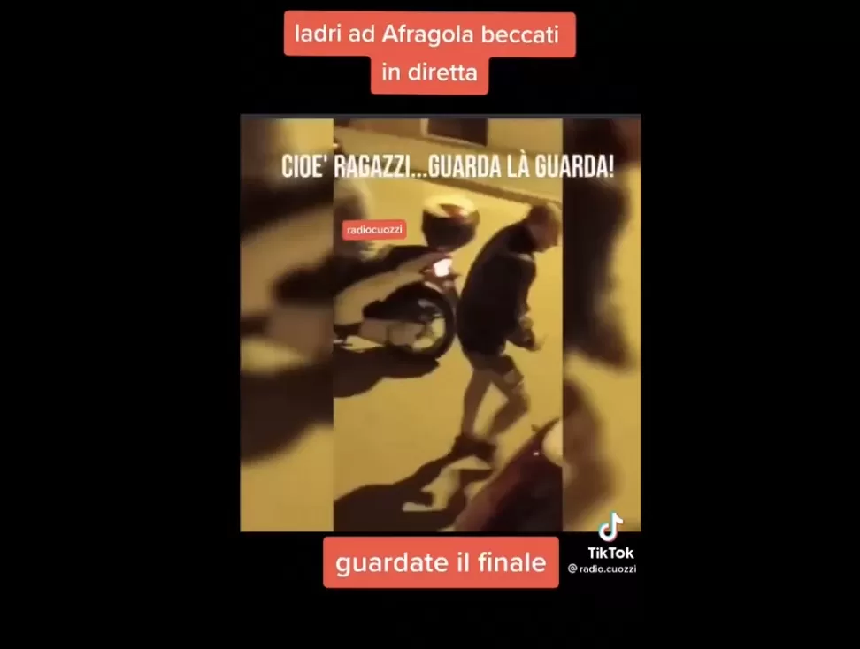 afragola-ladri-beccati-diretta-video-tik-tok