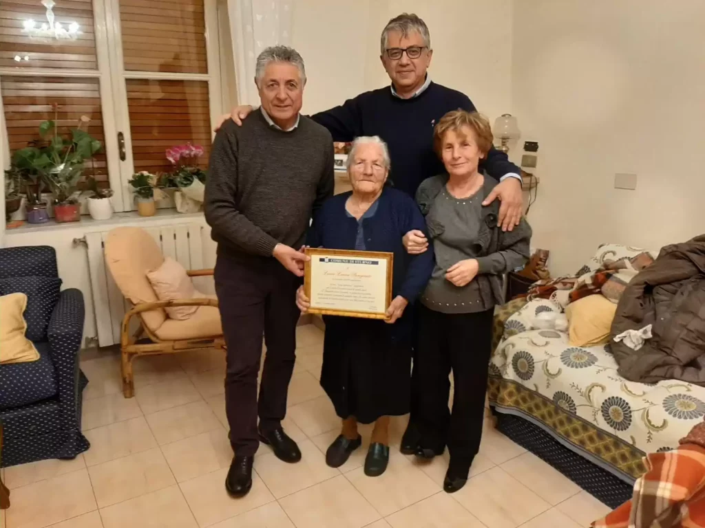 sturno nonna laurina compie anni 22 novembre