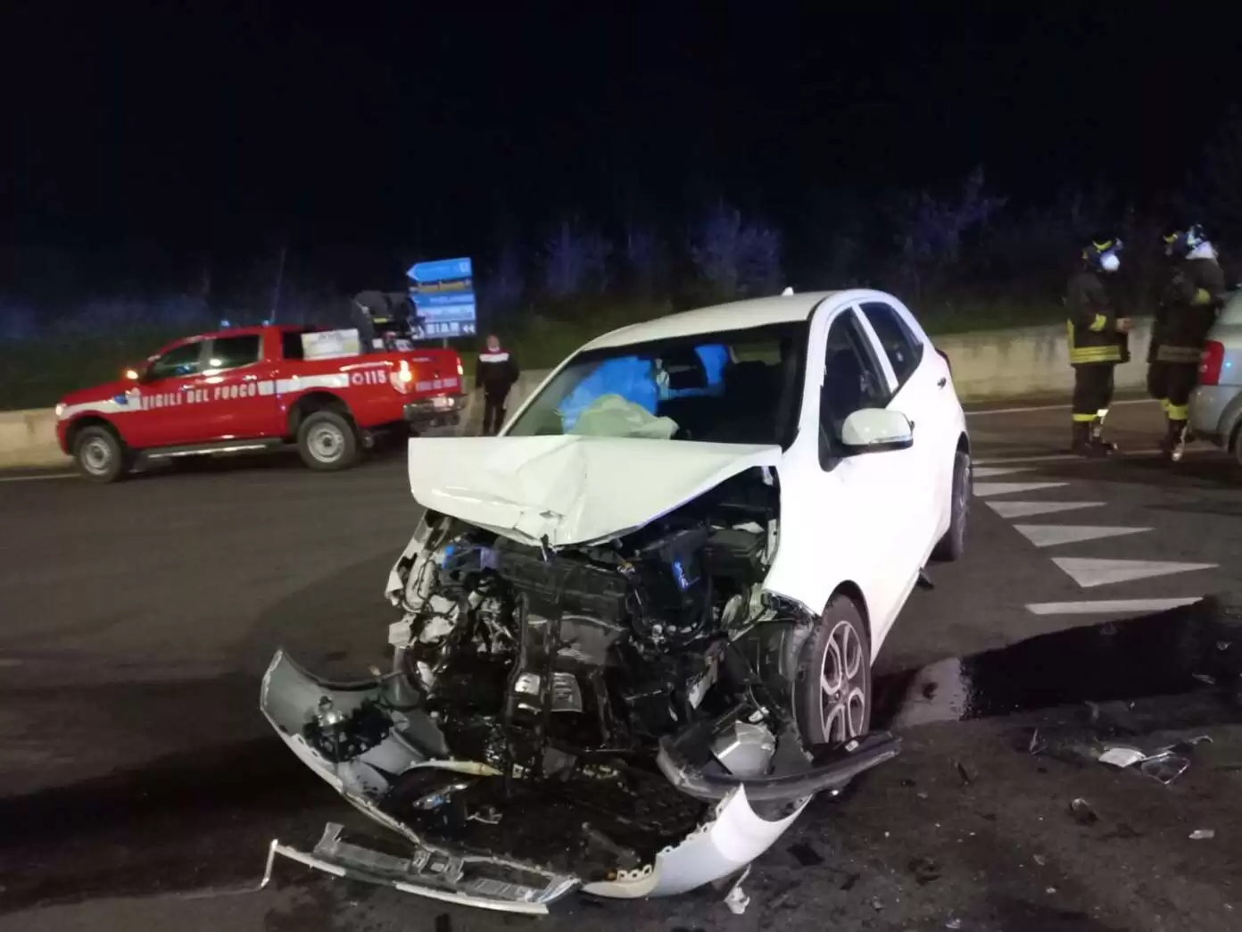 benevento incidente stradale tangenziale 13 novembre