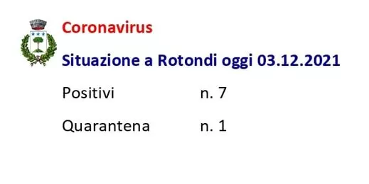 Covid Rotondi 3 dicembre