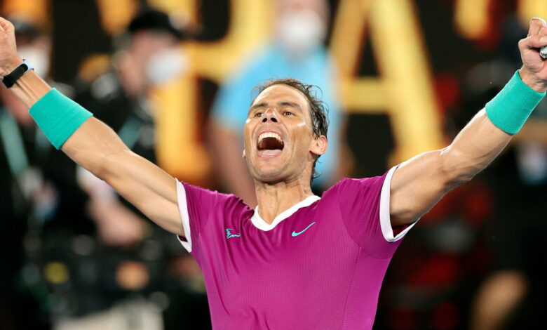 australian open Nadal trionfa record titoli slam