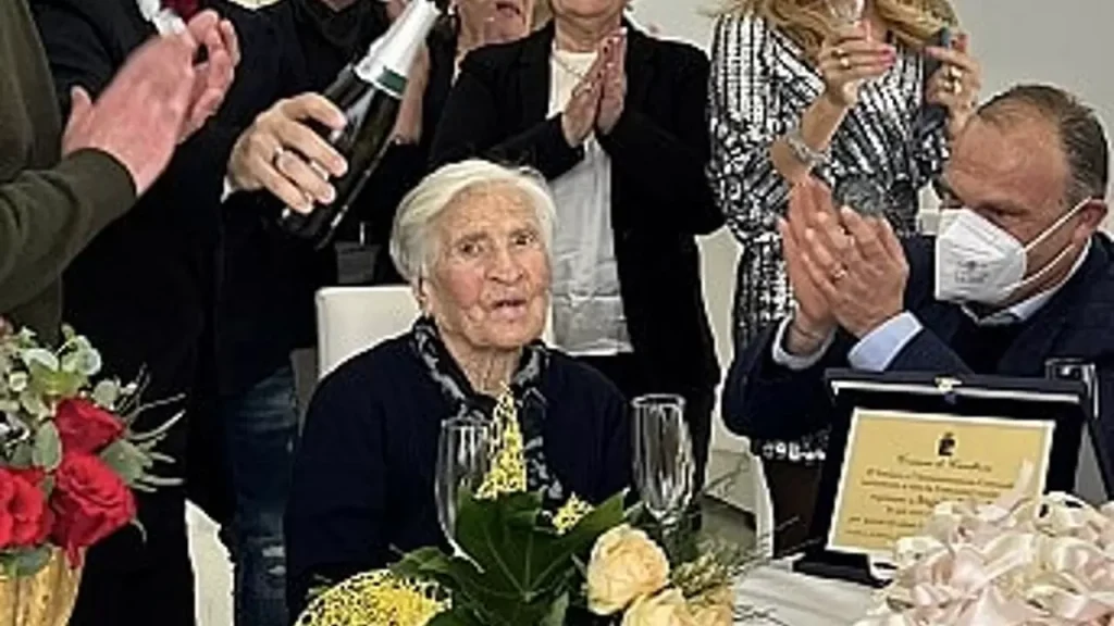 Casalbore 100 anni nonna Angela 20 febbraio