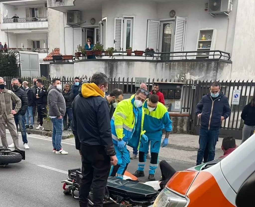 incidente moto Somma Vesuviana 21 febbraio