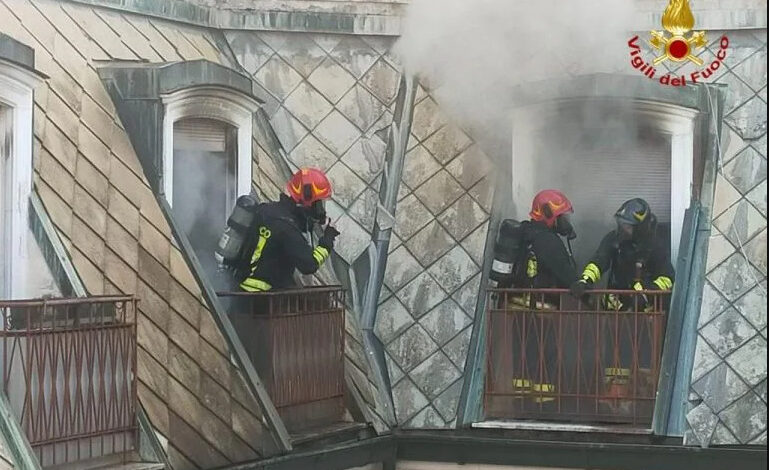 incendio casa Milano 13 febbraio