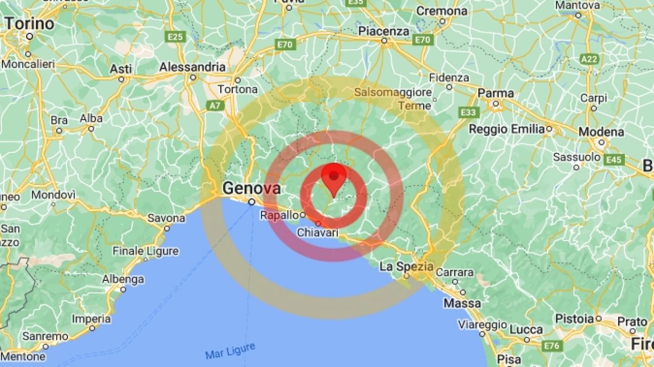 terremoto liguria scossa est genova 28 febbraio