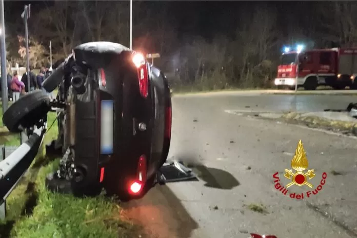 incidente ofantina auto 13 febbraio