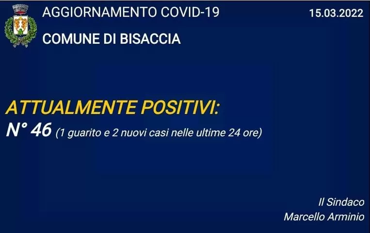 covid bisaccia 15 marzo