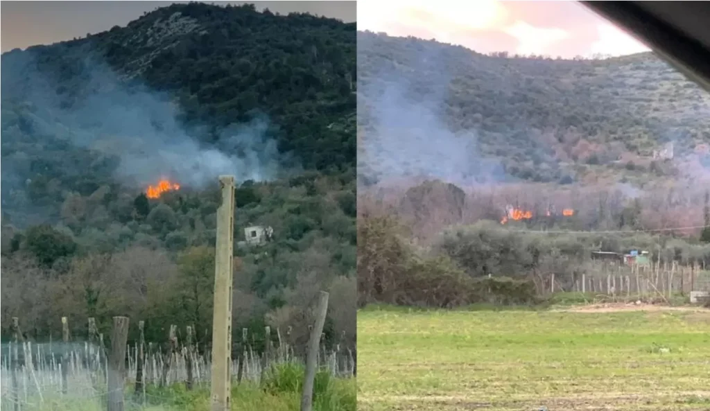 Incendi Falciano del Massico 1 marzo