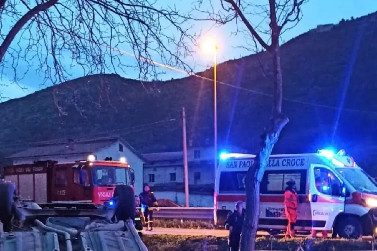 incidente pietravairano sbanda auto morto 32enne 19 marzo