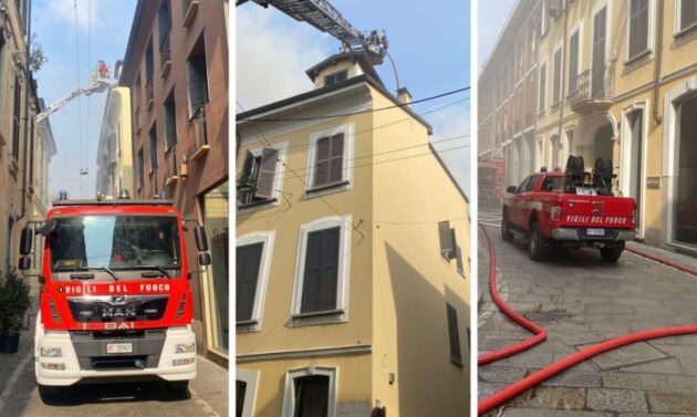 incendio appartamento milano nipote diana bracco 11 marzo
