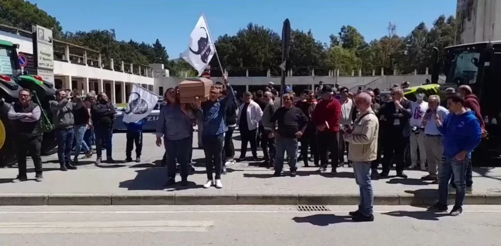 caserta-protesta-allevatori-bufalini-asl