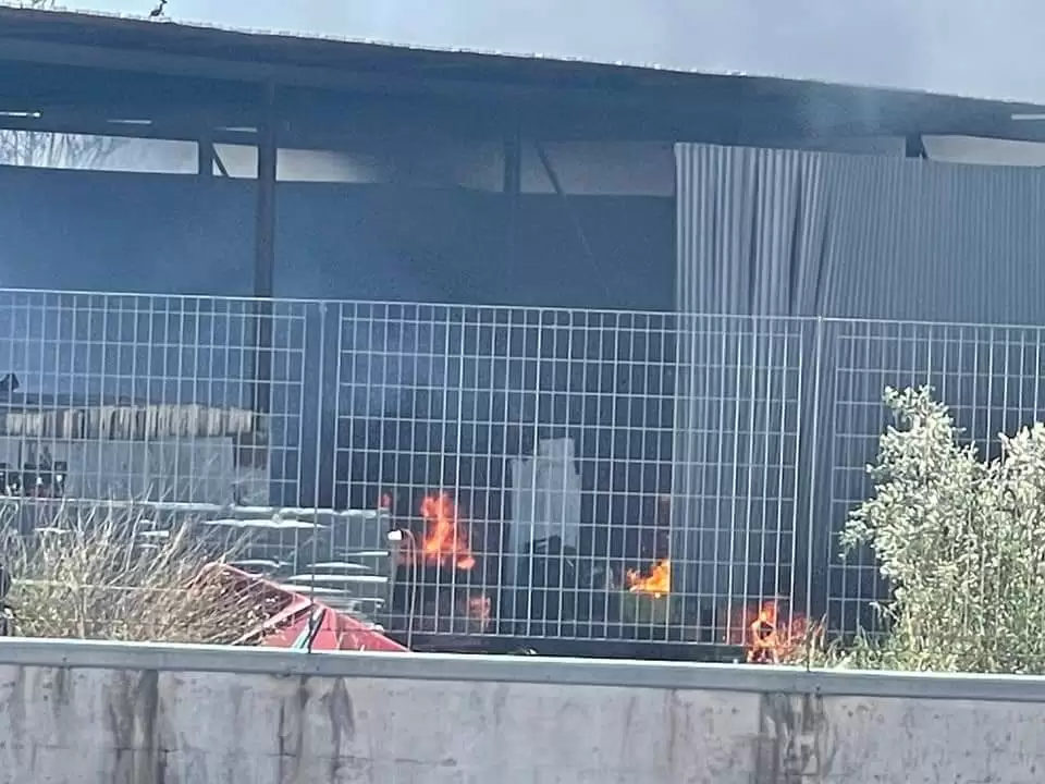 san tammaro incendio mercato