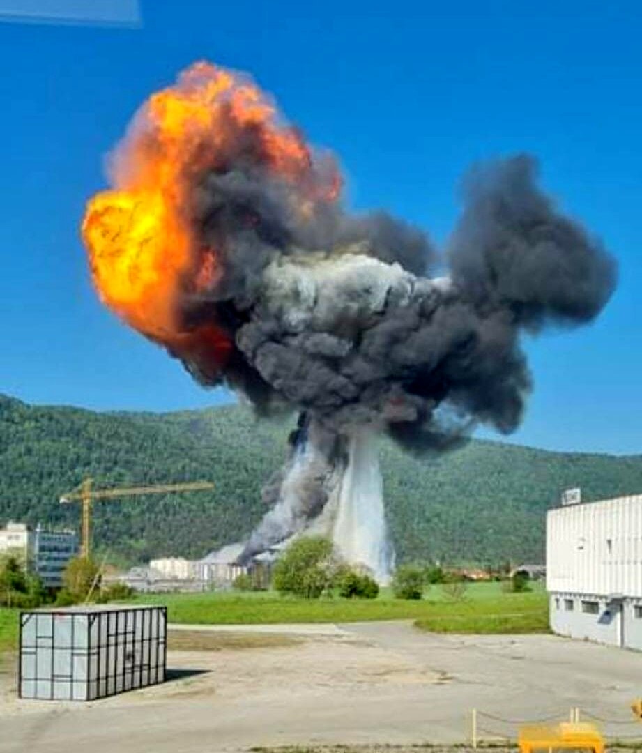 slovenia esplosione impianto chimico
