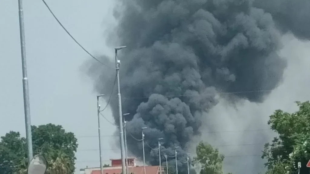 incendio acerra 22 giugno