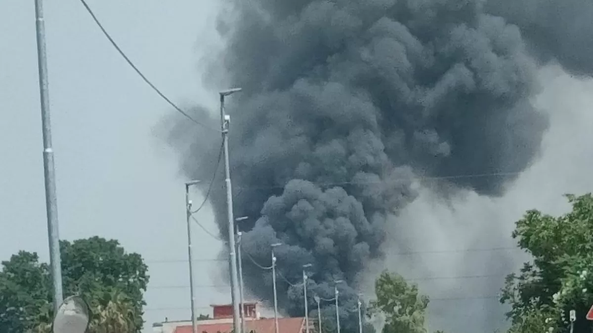 incendio acerra 22 giugno