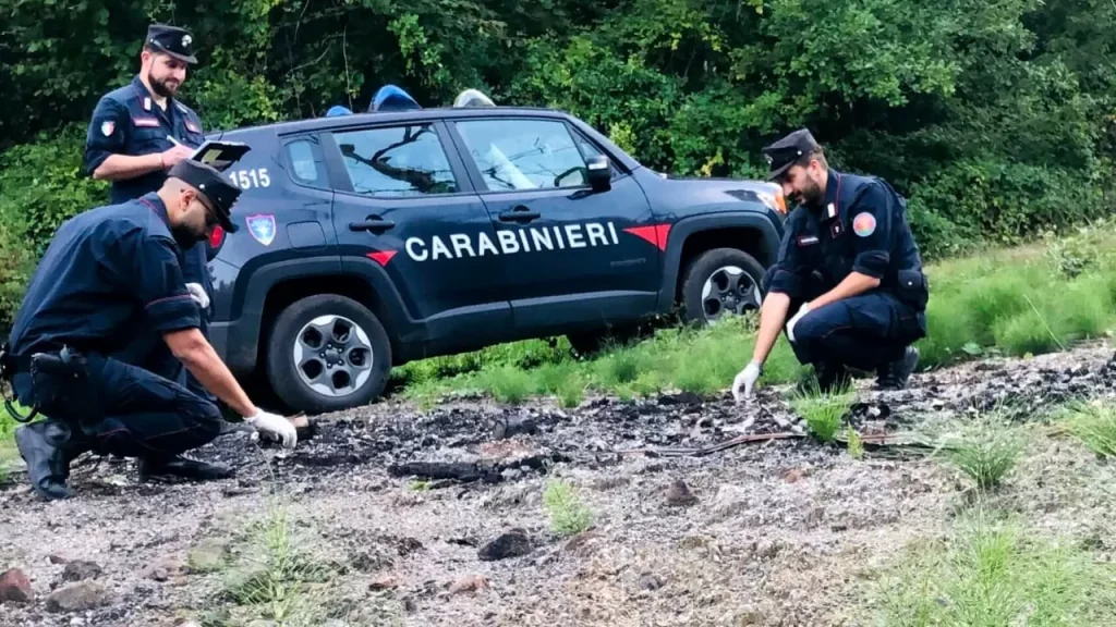 vairano patenora incendio scarti legno