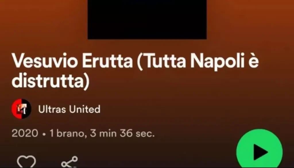 coro napoli Spotify vesuvio erutta