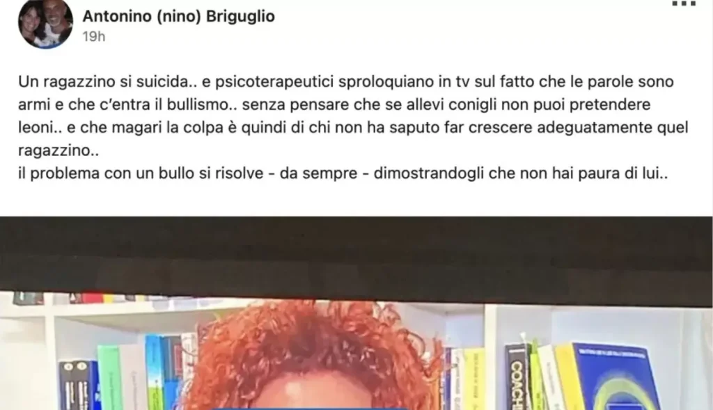 suicidio alessandro frase carabiniere