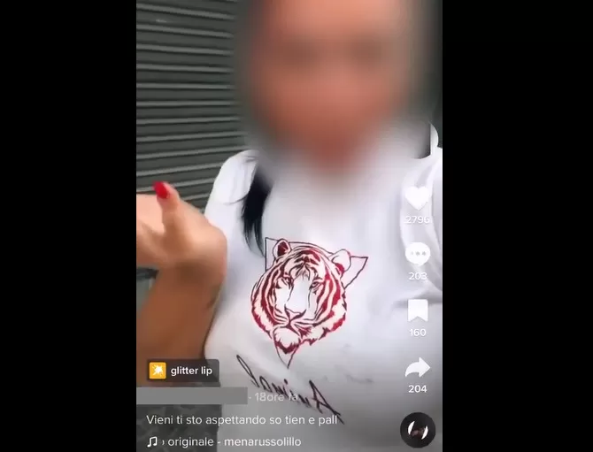 minacce video tik tok