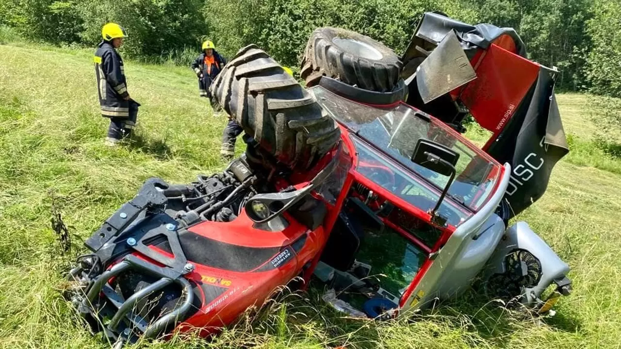 incidente palomonte trattore