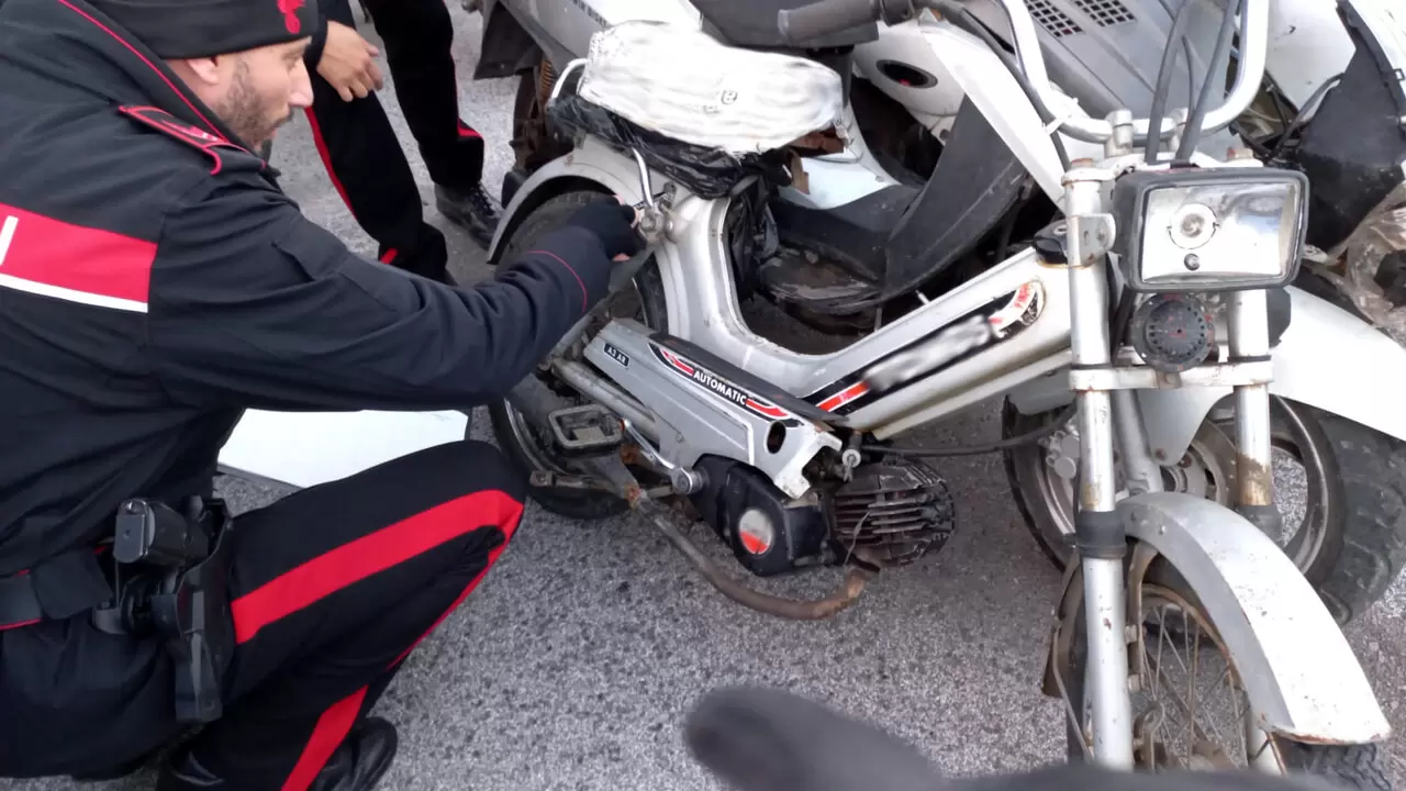 calvizzano deposito scooter rubati