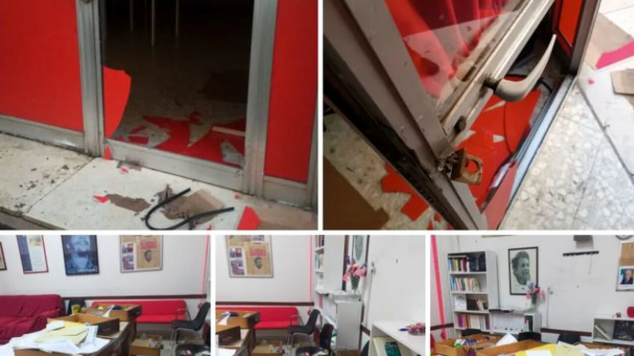 vandalizzata sede associazione nazionale partigiani napoli