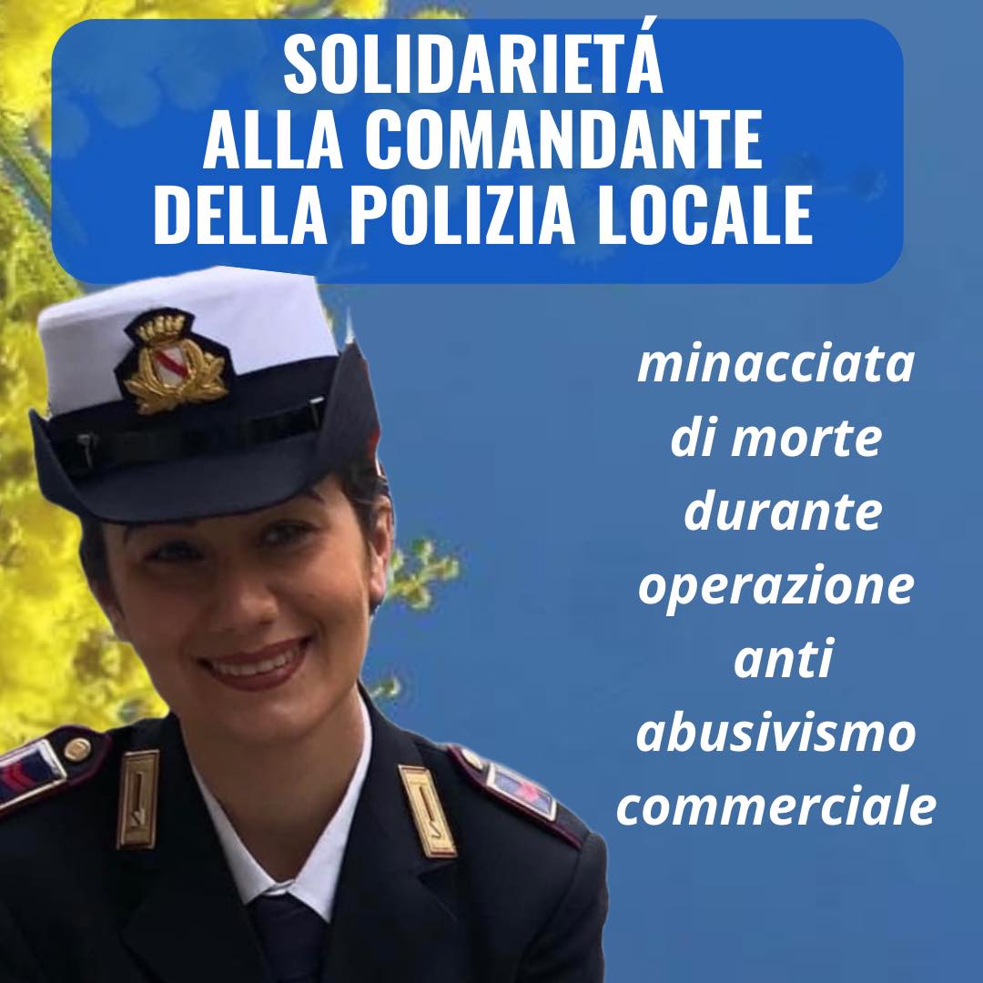 comandante municipale aggredita oggi 8 marzo