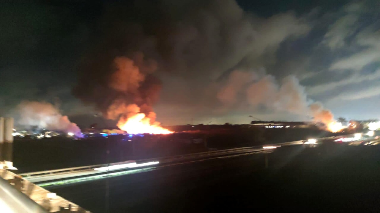 incendio giugliano oggi 24 marzo