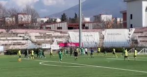 rissa giocatori partita calcio Sangiovannese Boys Melito