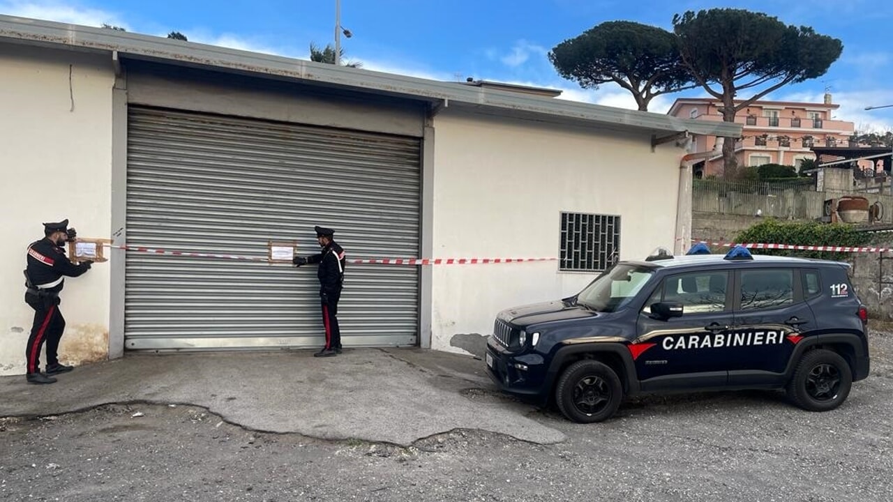 Ercolano sequestrato capannone