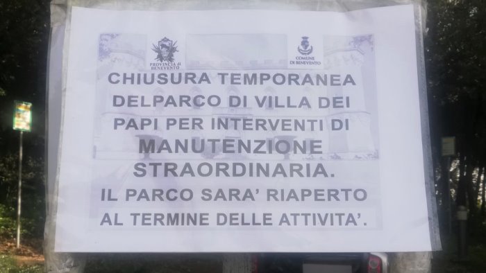 benevento villa papi invasa cinghiali