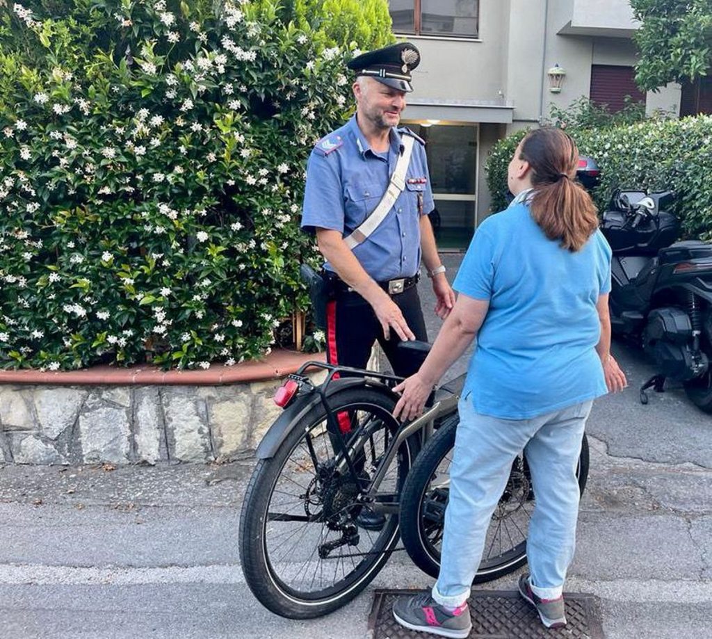 piano sorrento furto bici elettrica arrestati