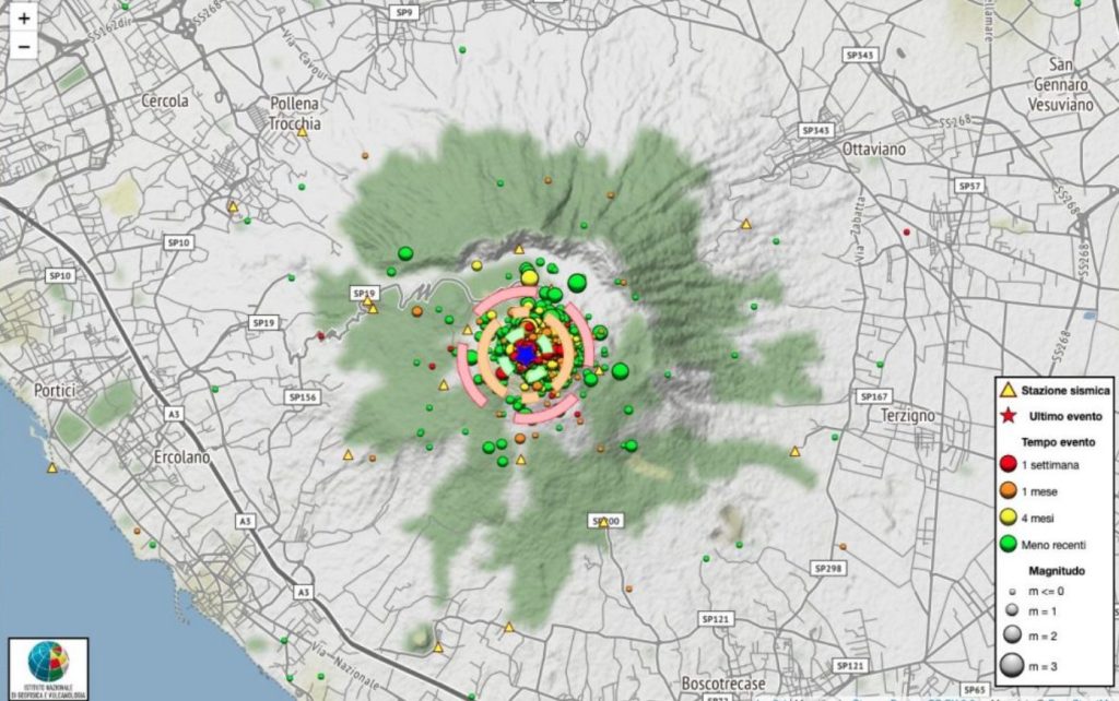 terremoto vesuvio napoli oggi 5 giugno