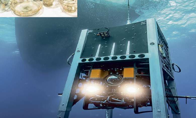 tesoro vetro capraia robot sottomarino