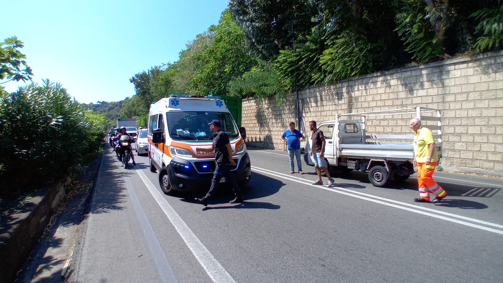 ischia incidente moto camion 8 settembre