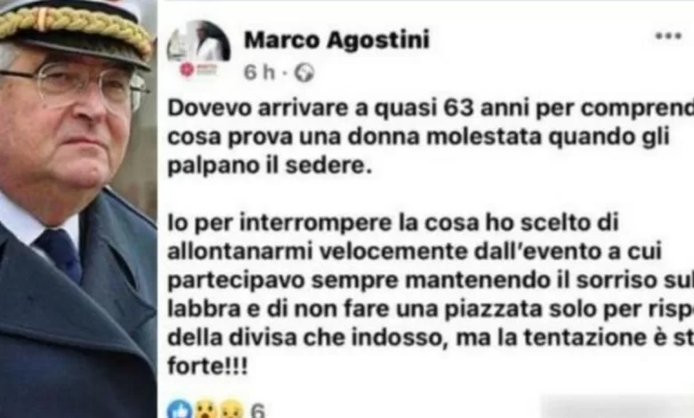 venezia comandante polizia locale molestato festa armani