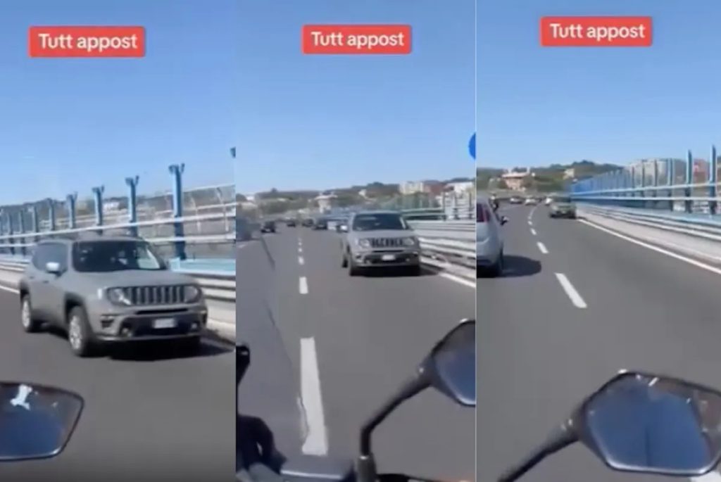 napoli suv contromano tangenziale