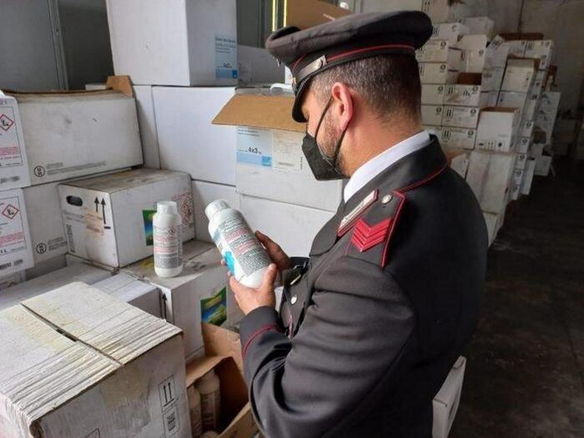 sequestrati fitofarmaci detenuti illegalmente