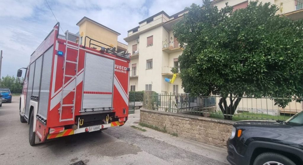 casagiove incendio casa oggi 16 settembre