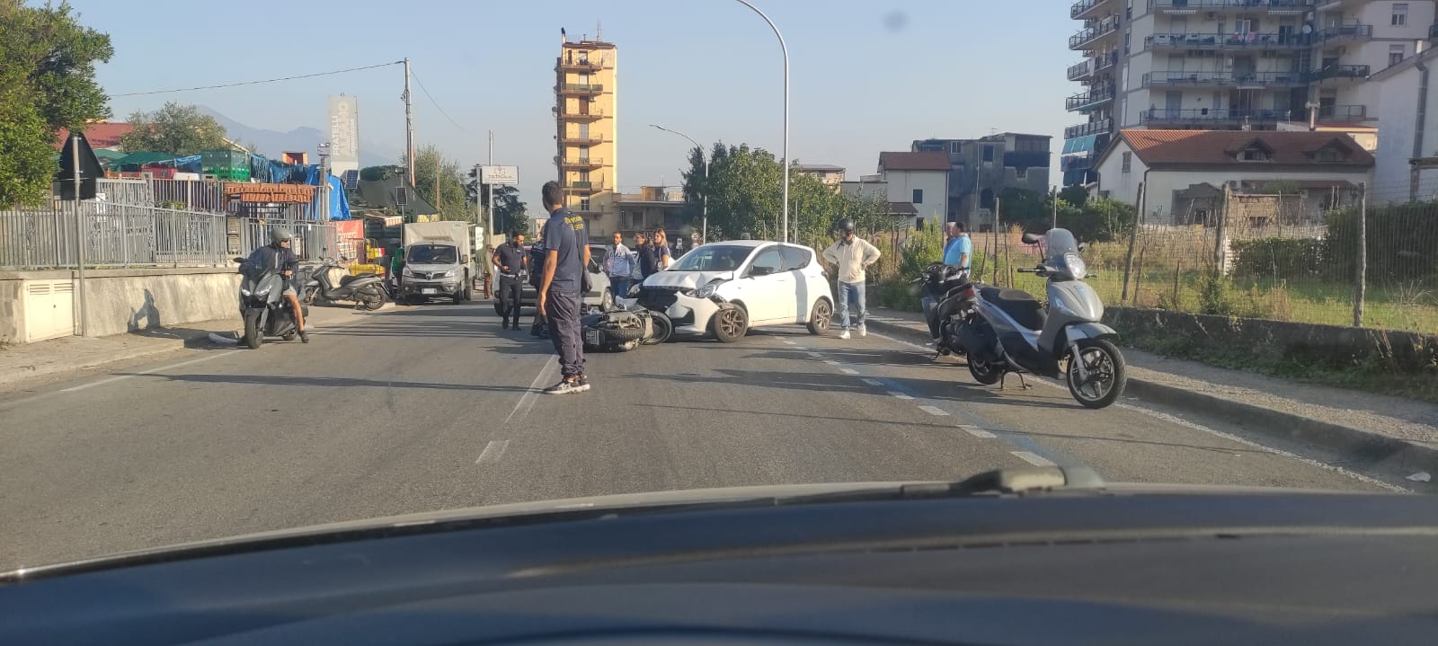 incidente gragnano oggi 5 ottobre